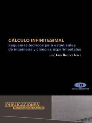 cover image of Cálculo infinitesimal